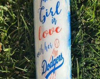 Dodgers Tumbler: Personalized Hydro Dipped Insulated Cup