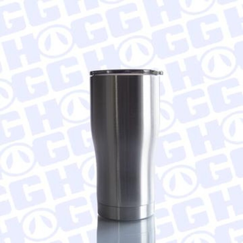 May include: A stainless steel tumbler with a silver lid. The tumbler is a popular choice for keeping drinks cold or hot.