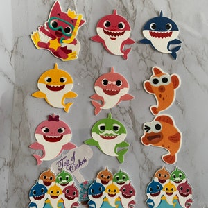 Baby Shark Edible Images for Treats/ Baby Shark Cake/ Baby shark party/ baby shark treats