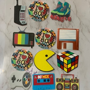 80’s Theme Edible Images for treats/ 80’s Party/ 80’ Theme/ 80’s cake