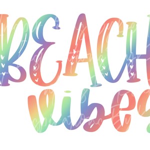 Beach Vibes PNG