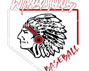 Warriors Baseball Digital PNG Download File