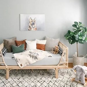 Buy Bohemian Rattan Day Bed Frame Unique Statement Piece Bed Frame