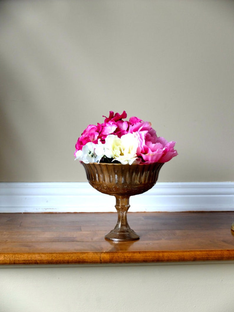 Beautiful Bronze Gold Wedding Centerpeice Bouquet Table Etsy