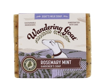 Goat Milk Soap | Gardener's Soap | Rosemary Mint