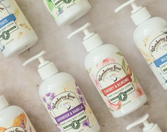 Goat Milk Lotion | Body Lotion | Skincare | Organic | Essential Oils| Farm Fresh