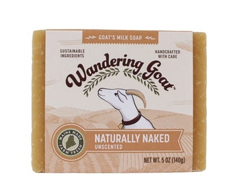 Unscented Goat Milk Soap - Naturally Naked