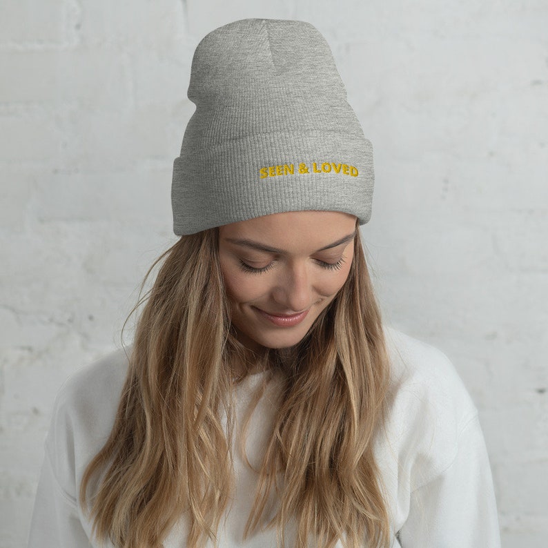 Seen /& Loved Stitched Beanie