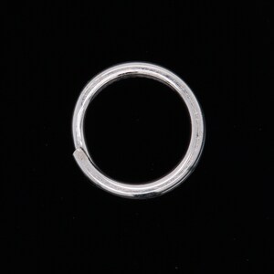 8mm 925 Solid Sterling Silver Split Rings Ring for Fitting Charms ...