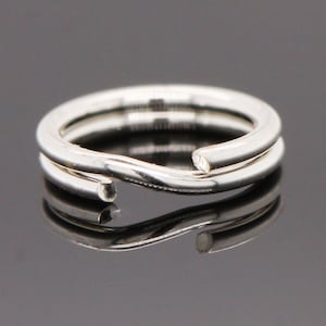 7mm 925 Solid Sterling Silver Split Rings Ring For Fitting Charms & Pendants High Quality British Made Jewellery Findings