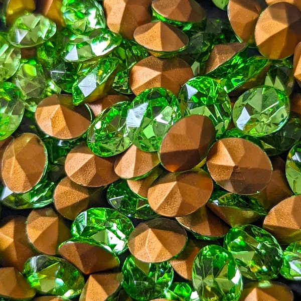 Cut Glass Stones Etsy