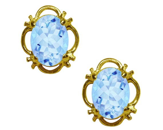 Pendientes Oro 9 Quilates Pendientes De Aro Hexagonal De Oro Amarillo Sólido De 9 Quilates - Hechos En Italia Pendientes Aro Oro Amarillo