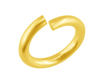 Solid 9ct Yellow Gold 3mm Open Medium Weight Jump Rings Jewellery Making British Findings