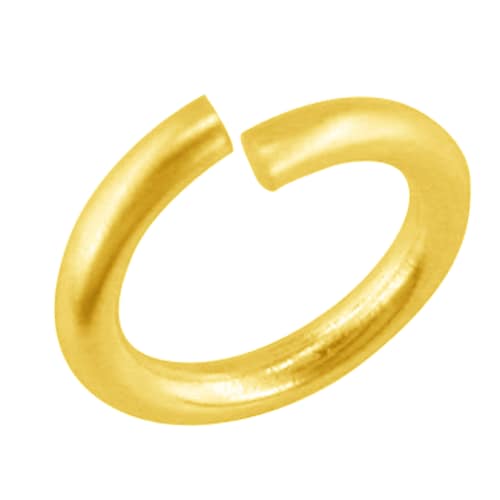 9ct Gold Jump Rings 3mm 4mm 5mm 6mm | Solid Heavy Open 375 Yellow Gold O Rings For Repair Jewellery Making Findings - Israel - Foto 7