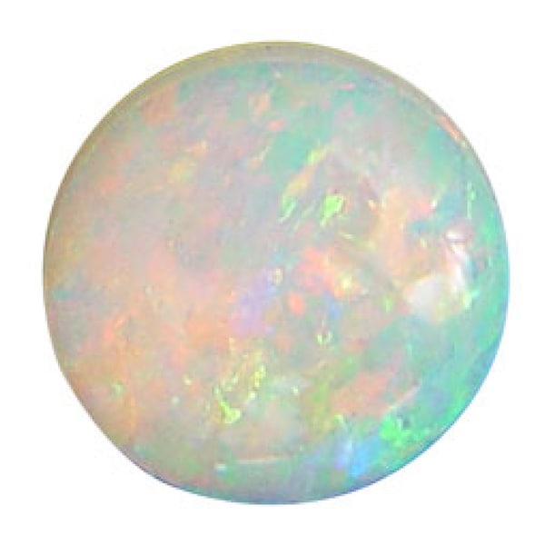 Loose Cultured Opal Round Cabochon Cut Multiple Cultured Opals Stones