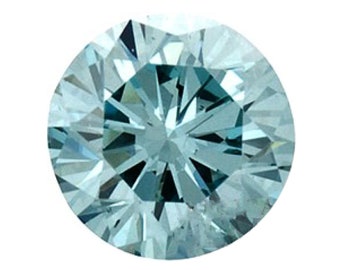 Loose Aquamarine Round Brilliant Cut Natural Stones AAA Grade Multiple Size