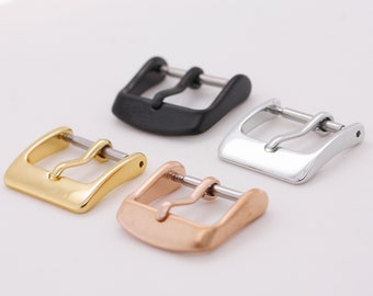 Watch Buckle Gold Silver Black Rose Spare Loose New Strap Buckles Watches Tool Replacement