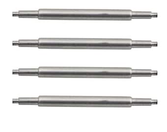 4 x Pasadores/pasadores de resorte para correa de reloj de acero inoxidable de 1,78 mm de diámetro, 100 % de calidad, pasadores de reloj de alta calidad y muy resistentes