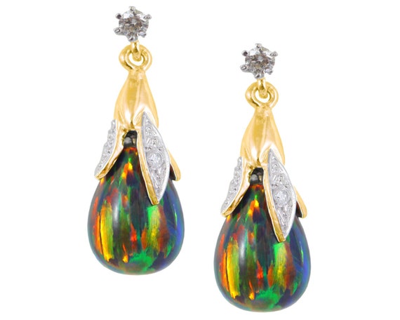 Orecchini Pendenti In Oro Giallo 9 Carati (375) Con Zirconi – Barra Con Catena 6 Cm – Regalo In Confezione Gioiello