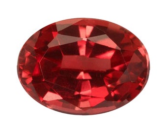 Loose Oval Brilliant Cut Ruby Stones Deep Pink Red Colour 2.7mm - 4.6mm