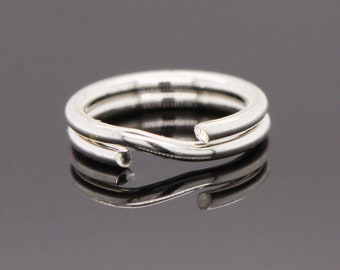 5mm 925 Solid Sterling Silver Split Rings Ring Fitting Charms & Pendants British Made Findings