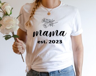 Established, Est 2023 Date and YearMom Sweatshirt for New Moms