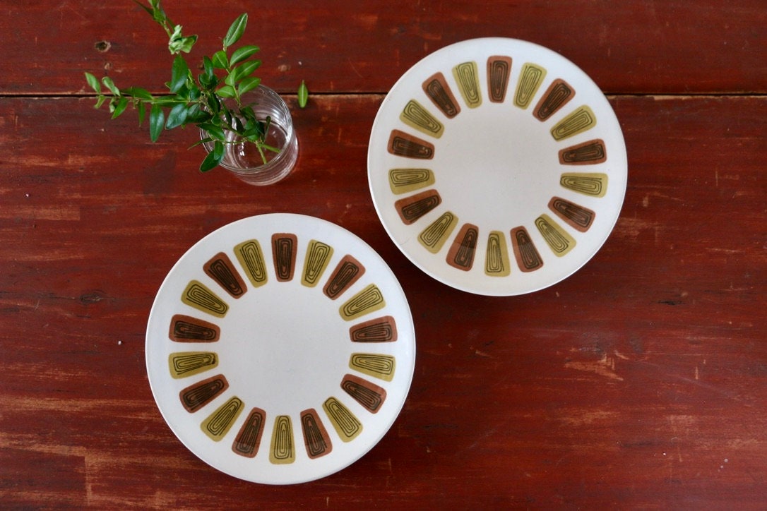 Vintage Royal Ironstone 6 saucers Santa Fe Set of 2 Vintage Royal Ironstone 6 saucers Santa Fe Set of 2
