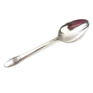 Art Deco Rogers Bros First Love Silverware, Flatware Silver Plated, Cutlery, Table Spoons, Butter Spreader, Spoons
