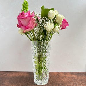 Vase en cristal Waterford « Clare » Vase en verre taillé au diamant fabriqué en Irlande