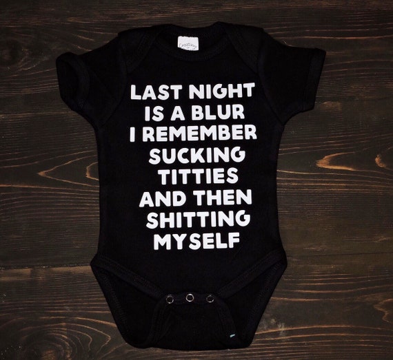 last night was a blur onesie