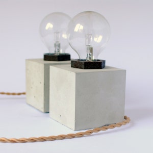 CUBUS | Concrete Table Lamp