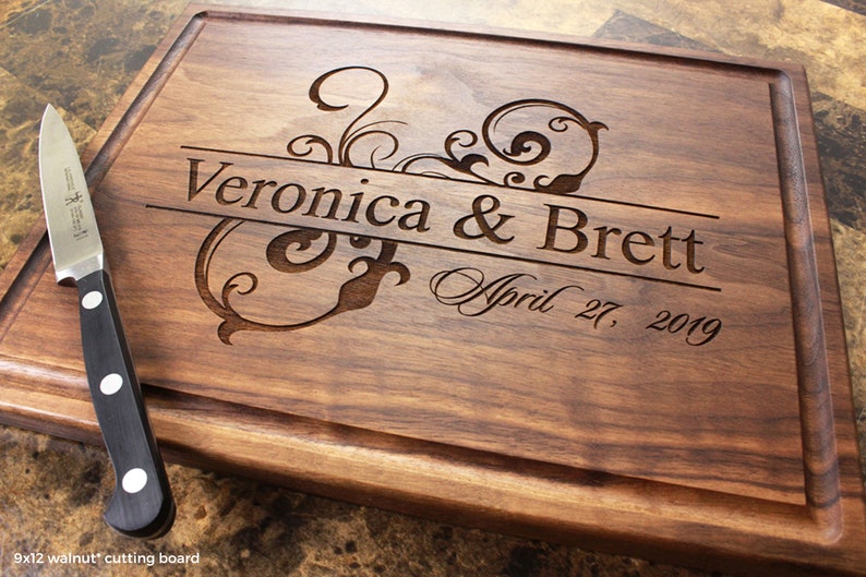 Personalized Engraved Cutting Board Wedding Anniversary Etsy