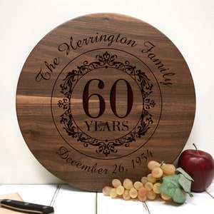 Personalized, Engraved Natural Wood Sign with Family Stamp Design for Housewarming or Anniversary Gift. 011 image 1