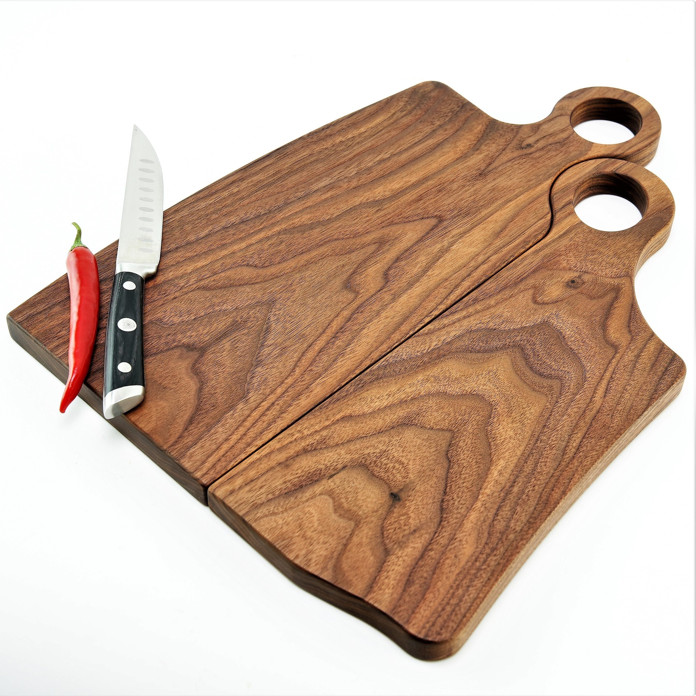 NEW!! Cutting Board & Knife Set by OTOTO - Wooden Cutting Boards for  Kitchen - Housewarming Gift, Small Cutting Board Wood, Funny Kitchen  Gadgets