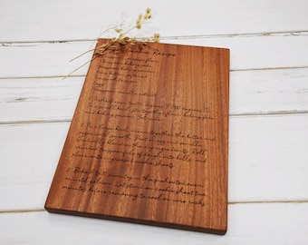 993 Personalized Engraved Cutting Board with Recipe design for Anniversary or Birthday Gift