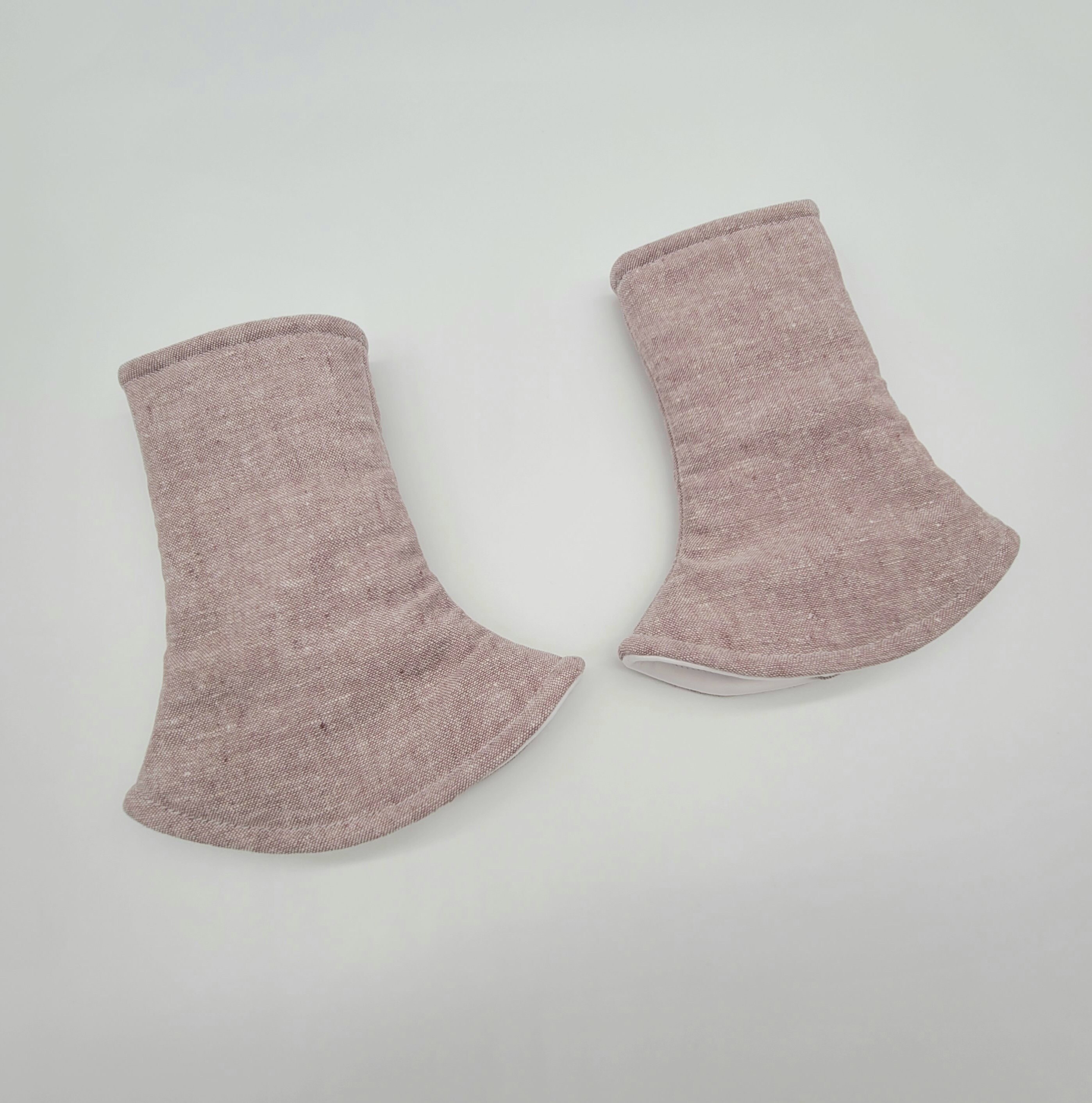 Curved Drool Pads Vervain Happy Baby Linen Matching Fabric. Etsy