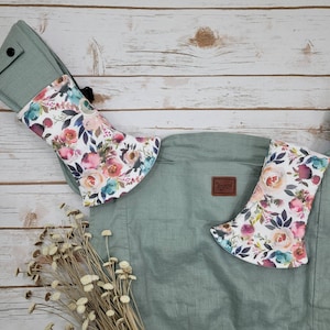 Watercolor Floral, Jewel Tones, Curved Pads Fits Happy, Tula, Artipoppe, Sakura Bloom, Ergo and Many Other Brand.