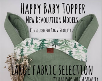 Surmatelas protecteur Happy Baby Carrier Revolution pour les nouveaux modèles Revolution (production printemps 2022) Grand choix de tissus !