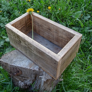 Bauernhaus Hochzeit Herzstück Dekor Pflanzkasten Rustikal(30*14*14 CM INNEN)