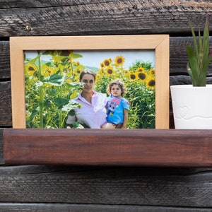 Rustic Wooden Picture Ledge Shelf, Ledge Shelf, Ledge Shelves, Rustic Floating Shelf, Wooden Shelf, Rustic Home Decor
