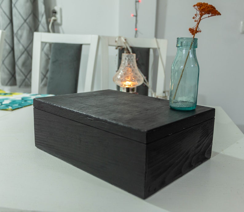 Wood Memory Boxes XL Size Wood Box, Keepsake Box, Memory Box, Storage