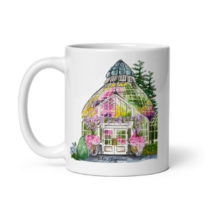 White Greenhouse Conservatory glossy mug