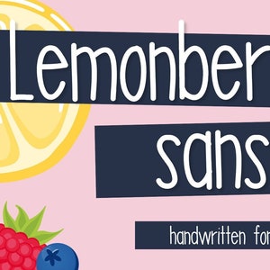 Lemonberry Sans Handwritten Font
