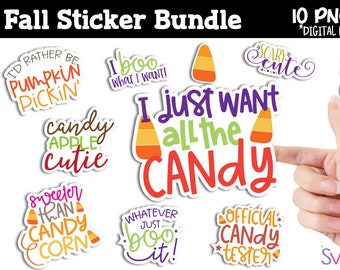 Halloween PNG Stickers | Halloween Stickers | Printable Stickers Digital Download