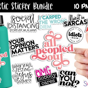 Sarcastic Stickers PNG | Funny Stickers PNG | PNG Stickers Bundle | Digital Download Png Stickers