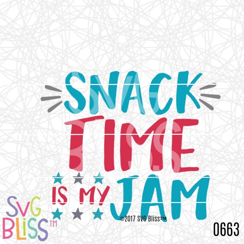Snack Time is My Jam SVG Quote Funny Boy Kid Daycare Etsy