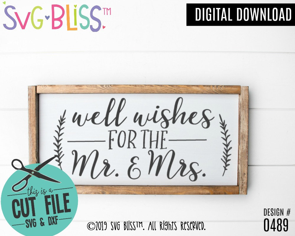 Download Wedding SVG Bridal Shower SVG Well Wishes for the Mr ...