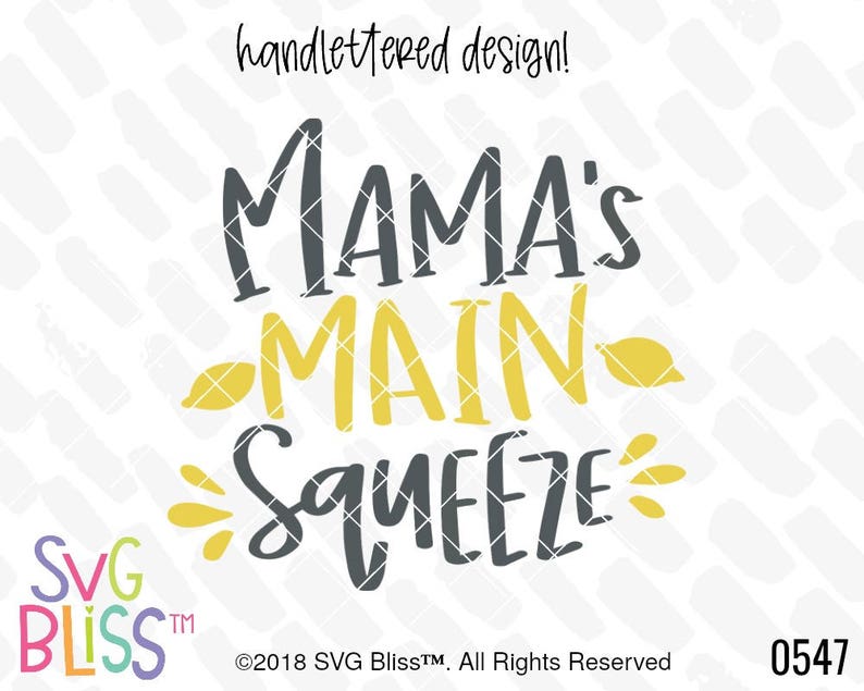 Mama's Main Squeeze SVG Nursery Baby Kids Boy Lemon | Etsy