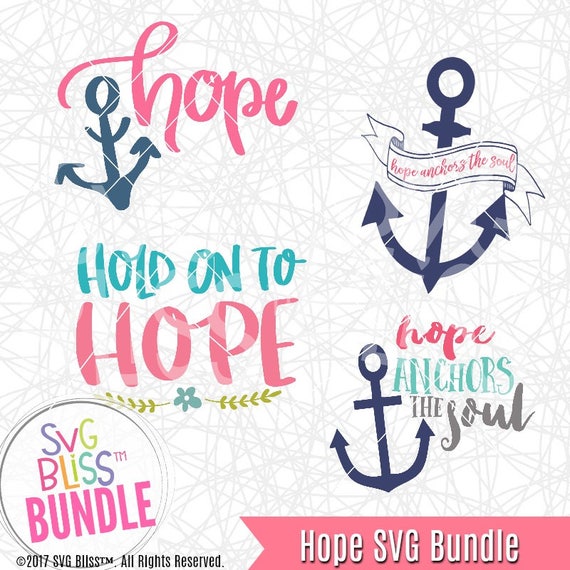 Download Christian SVG Bundle Hope Anchor Inspirational Faith | Etsy