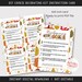 Thanksgiving DIY Cookie Kit Instructions Decorate Your Own Cookie Card ...